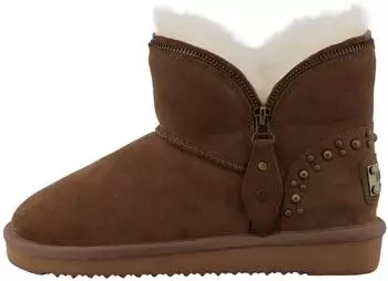 MUSTANG Ankle Boot Suede gelb
