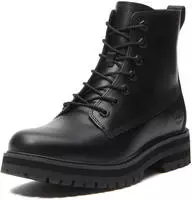 Timberland Womens Mid Lace UP Boot blk full grain 7.5 Wide Fit