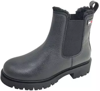 Tommy Hilfiger TJW Cleated Chelsea Boots (EN0EN03102) schwarz