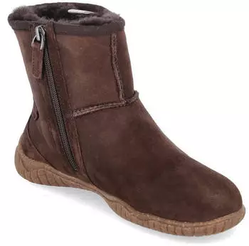 Josef Seibel Wynona 12 Barefoot Winter Boots with Decorative Seams in Comfort Width G (70712LA291) braun