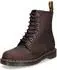 Dr. Martens 1460 Pascal Floral Embossed 8-Eye Boots dark brown