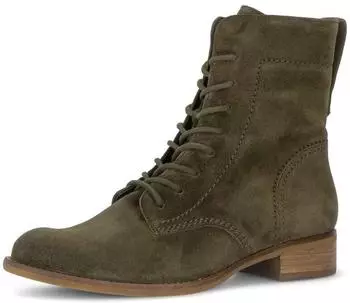 Gabor Lace-Up Ankle Boot oliv