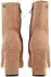Steve Madden Suede Leather High Heel Ankle Boot taupe