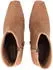 Steve Madden Suede Leather High Heel Ankle Boot taupe