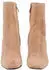 Steve Madden Suede Leather High Heel Ankle Boot taupe