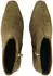 Steve Madden Suede Leather High Heel Ankle Boot olive