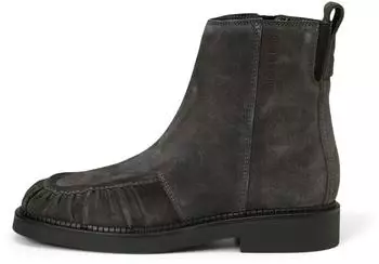 Marc O'Polo Oiled Suede Ankle Boot dunkelgrau