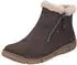Rieker Ankle Boot with Warm Lining and Zip Z3753 braun