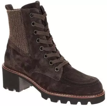 Paul Green 8269-01 Lace-Up Boot Leather & Textile Women braun