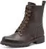 Tamaris Lace-Up Ankle Boot Block Heel braun