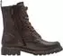 Tamaris Lace-Up Ankle Boot Block Heel braun