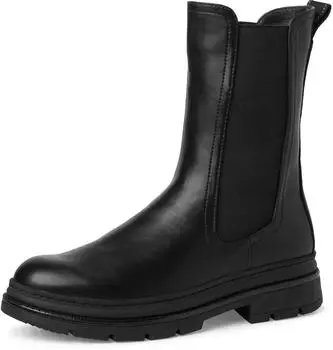 Tamaris 1-25452-41 Pull-on with TOUCH-IT Footbed and Flat Sole schwarz