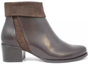 Regarde Le Ciel Jolene-40 Women's Leather and Suede Boots with Heel braun