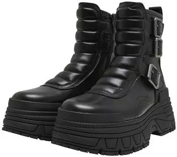 Buffalo Fusion Biker Mid Ankle Boot schwarz