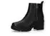 Dockers by Gerli Ankle Boots with Block Heel and Profiled Sole schwarz