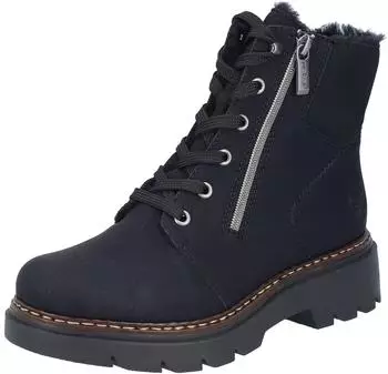 Rieker Winter Boots Ankle Boot with Zippers schwarz