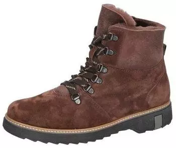 Waldl&auml;ufer Lace-up Ankle Boot Leather braun
