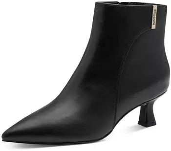 Marco Tozzi Ankle Boot with Funnel Heel schwarz