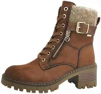 Tom Tailor Lace-up Boot braun
