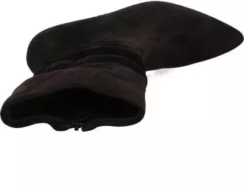 Paul Green Suede Leather Ankle Boot dunkelbraun