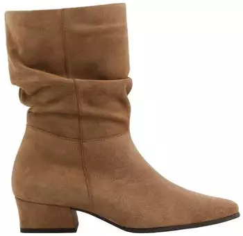 Paul Green Suede Leather Ankle Boot braun