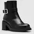 Esprit PERINA Ankle Boot with Block Heel and Decorative Clasp schwarz
