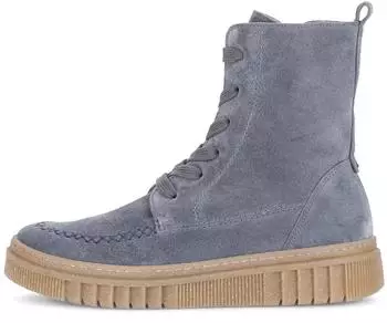 Gabor Bootie Suede Lace-Up Bootie hellbraun