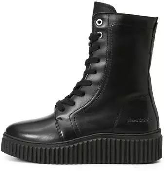 Marc O'Polo Ankle Boot made of soft Cowhide Leather schwarz