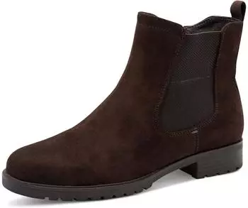 Jana Shoes Chelsea Boot Textile H-Width braun