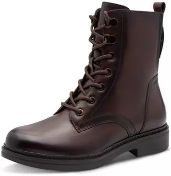 Tamaris Comfort Ankle Boots with Laces and Zip braun