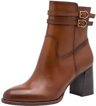 Tamaris Boots Leather cognac