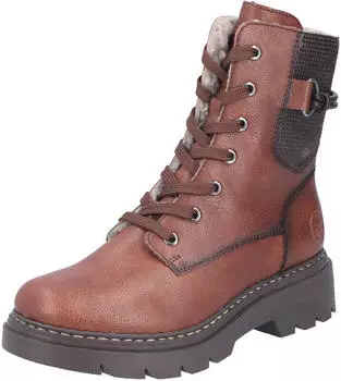 Rieker Ankle Boot Biker Boot (76724) spaniel/stone-schwarz