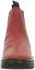 Softinos LACE Stiefelette Leder/Textil rot