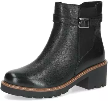 Caprice Stiefelette Nappaleder Warmfutter schwarz