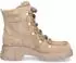 Paul Green Schnürstiefelette Veloursleder beige