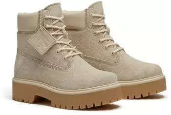 Timberland Stone Street 6" Lace Up Boot W light beige suede