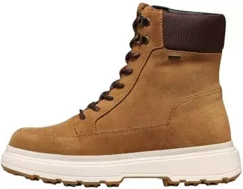 Geox Stiefelette Veloursleder Schnürstiefelette whisky dk brown