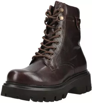 Nero Giardini Stiefelette Glattleder Schn&uuml;rstiefelette ebony