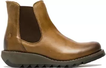 Fly London Salv Chelsea Stiefel kamel