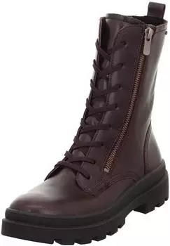 Legero Stiefelette Leder Schn&uuml;rstiefelette cherry