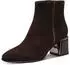 Tamaris Damen Leder Stiefelette 1-25396-47 mit Blockabsatz, ANTIslide, ANTIshokk und TOUCH-IT