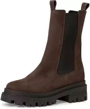 Tamaris 1-25498-41 Pull-on Stiefelette mit COMFORT-Lining und herausnehmbarem Fu&szlig;bett mocca