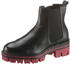 Tamaris Leather Chelsea Boots (1-1-25404-25) black/red