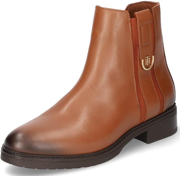 Tommy Hilfiger Hardware Leather Boot winter cognac