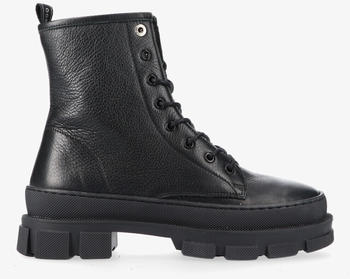 TanGO Romy Welt New 2-a Black Leather Biker Boot - Black Sole (Romy welt new 2-a)