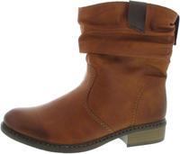 Rieker Winterboots, Winterstiefelette, Blockabsatz, Warmfutter, geraffter slouchy