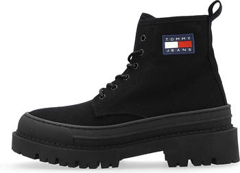 Tommy Hilfiger Chunky Cleat Lace-Up Boots (EN0EN01903) black
