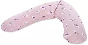 Theraline Ersatzbezug für Stillkissen Das Komfort 180 cm Vöglein Rosé (520017901)