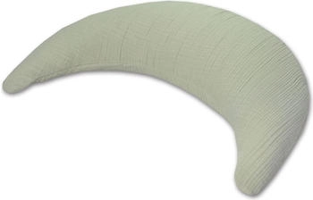 Theraline Stillkissen Der Musselinmond mit feiner Perlen-Füllung inkl. Bezug 140 cm Salbei