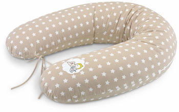 Sei Design Stillkissen Set (170 x 30) EPS-Mikroperlen + Bezug sterne beige